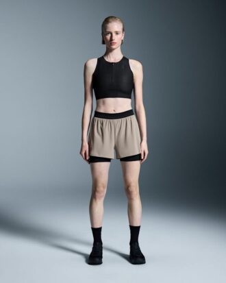 Women 3″ Performance 2/1 Shorts Cinder | Black