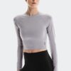 Women Studio Long-T Crop