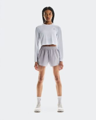 Women Train Long-T Crop Graphic